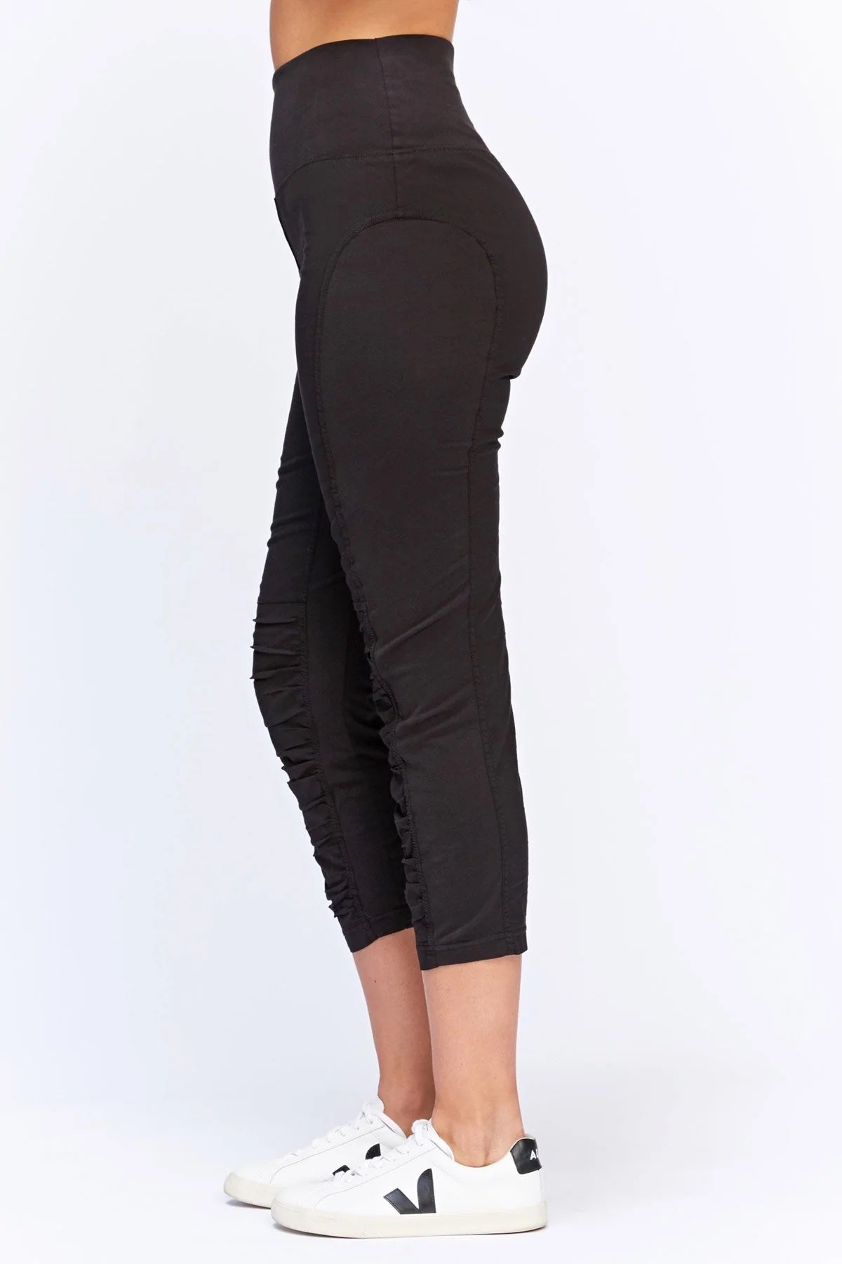 Wearables High Waist Jetter Crop Pant - Multiple Colors