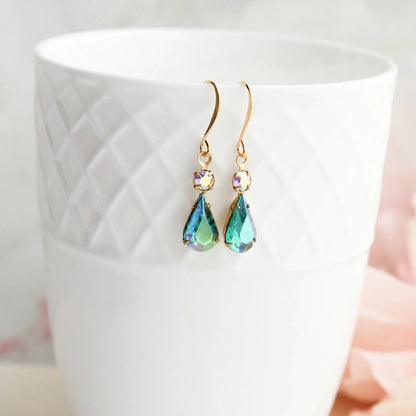 Pocket of Posies Aurora Glass Earrings - Multiple Colors
