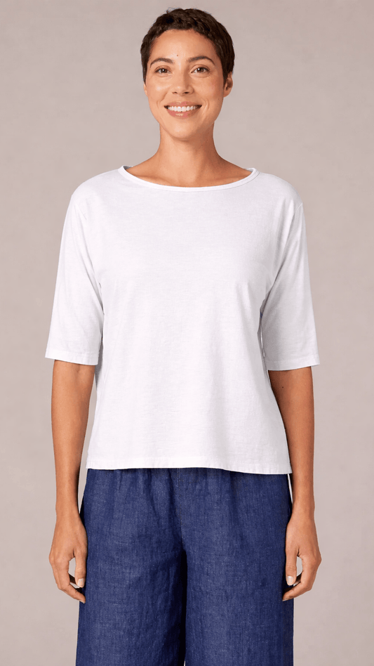 Cut Loose Tees Cut Loose Cotton/Linen Elbow Sleeve Top - Multiple Colors 39319774 Cut Loose Cotton/Linen Elbow Sleeve Top - Multiple Colors