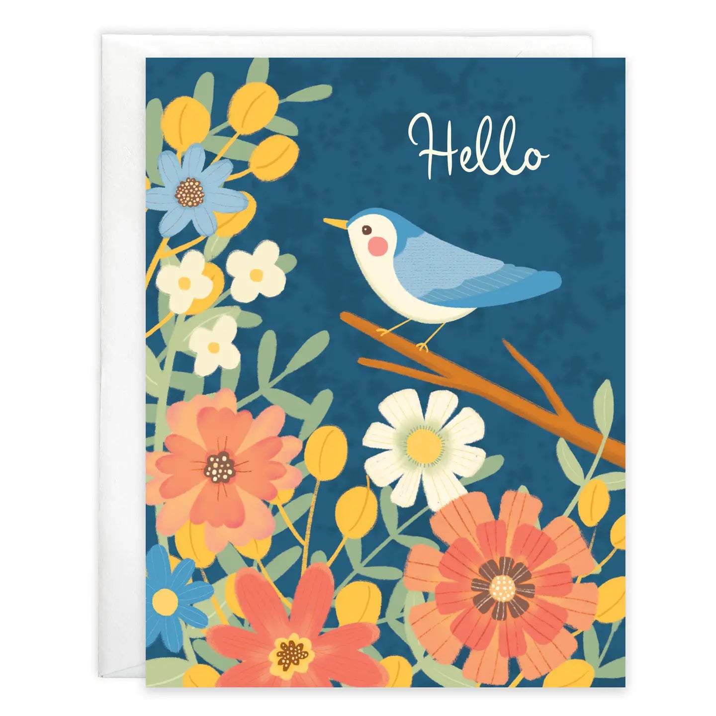 Gina B Designs Cards Hello Bird Blank Greeting Card 21142494 Hello Bird Blank Greeting Card