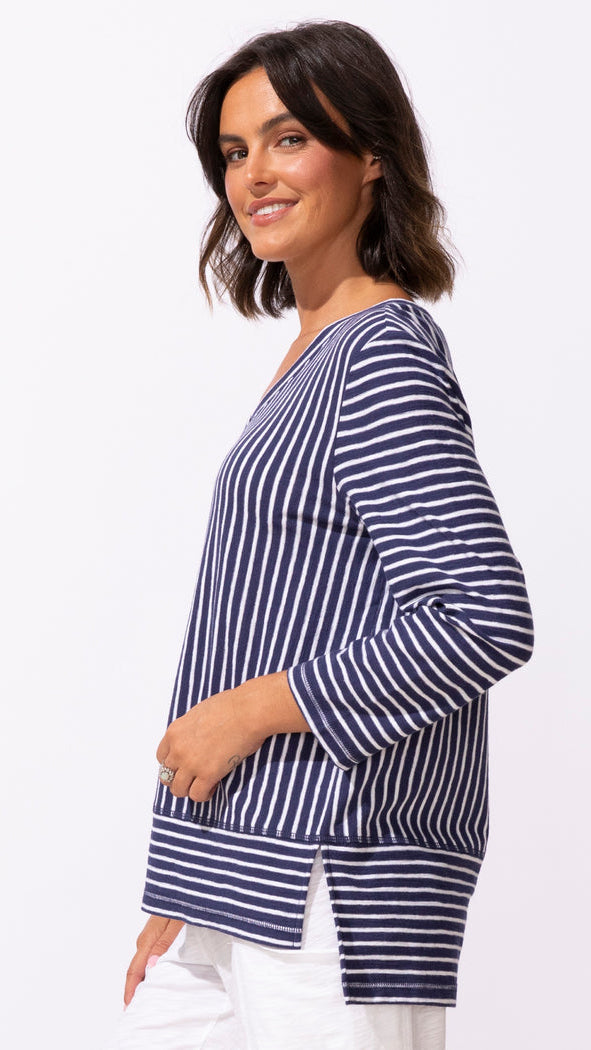 Escape Santa Barbara Stripe Easy Tee