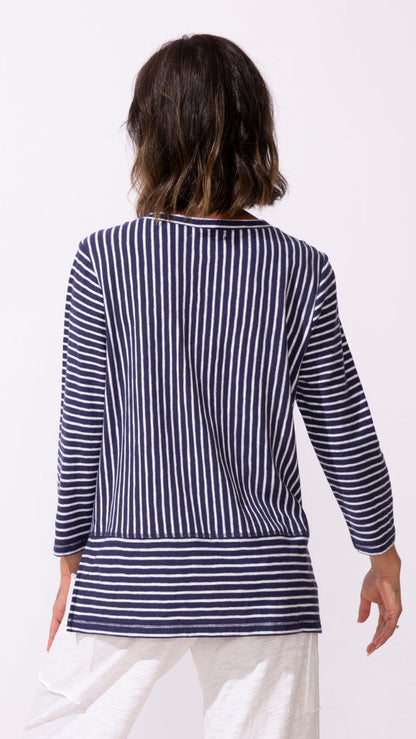 Escape Santa Barbara Stripe Easy Tee