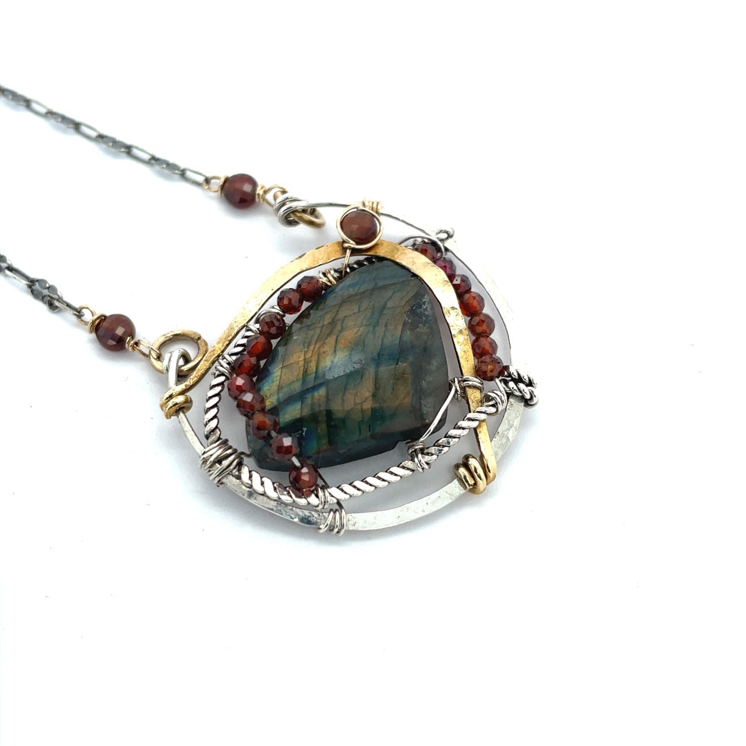 Art By Any Means Cinnamon Labradorite Necklace