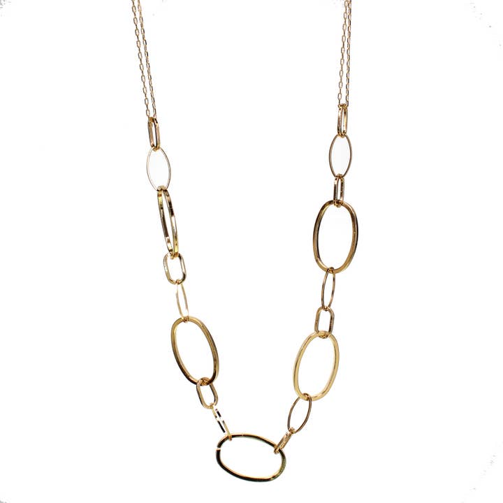 Kole Design Necklaces Kole Design Double Chain Necklace 44286942 Kole Design Double Chain Necklace