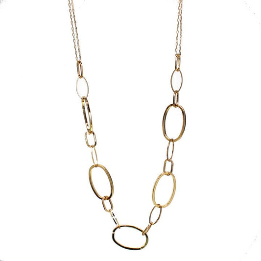 Kole Design Necklaces Kole Design Double Chain Necklace 44286942 Kole Design Double Chain Necklace