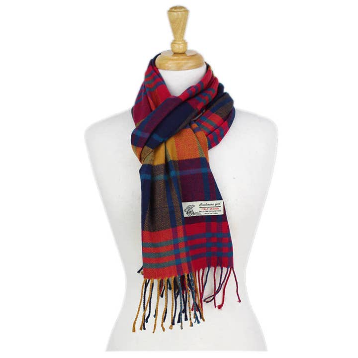JTC Men's Plaid Scarf - Multiple Colors