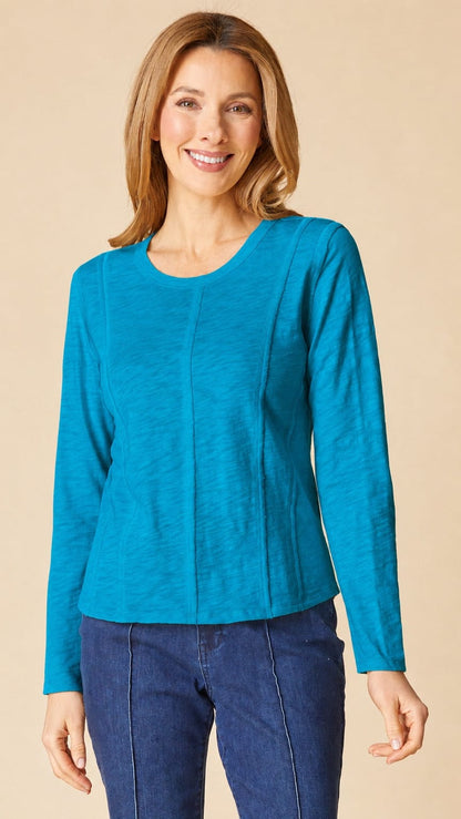 Habitat Tees Habitat Cotton Pebble Princess Seamed Tee - Multiple Colors 88200414 Habitat Cotton Pebble Princess Seamed Tee - Multiple Colors