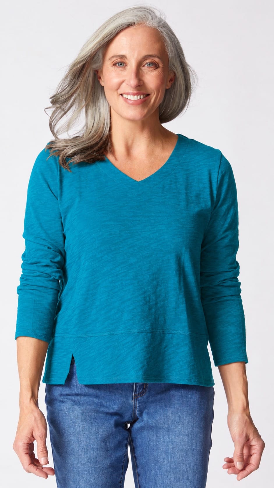 Habitat Tees Habitat Cotton Pebble Seamed Long Sleeve Tee - Multiple Colors 47051998 Habitat Cotton Pebble Seamed Long Sleeve Tee - Multiple Colors