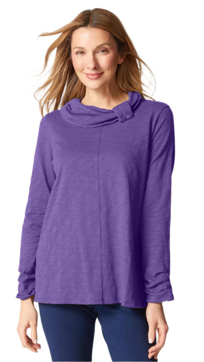 Habitat Cotton Pebble Cowl Pocket Tunic - Multiple Colors