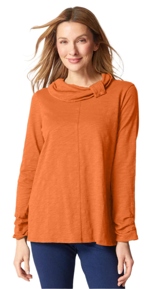 Habitat Cotton Pebble Cowl Pocket Tunic - Multiple Colors