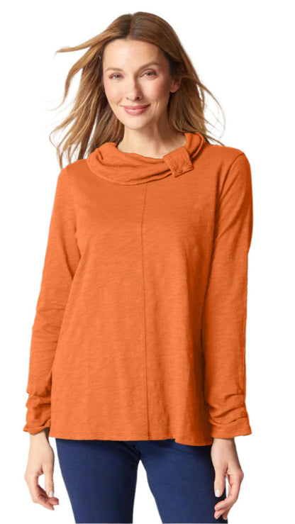 Habitat Cotton Pebble Cowl Pocket Tunic - Multiple Colors