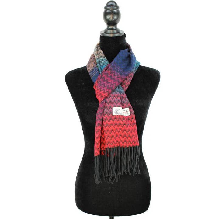 JTC Zig Zag Ombre Scarf - Multiple Colors
