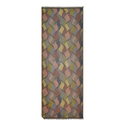 Dupatta Cressida Striped Leaf Print Scarf - Multiple Colors