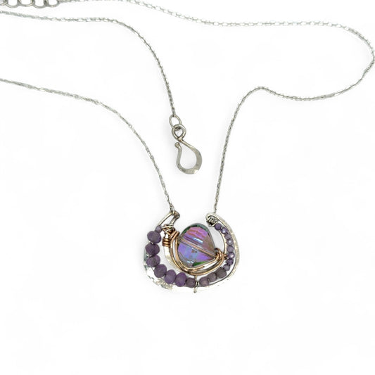 Art By Any Means Lilac Sparkle Pendant Necklace