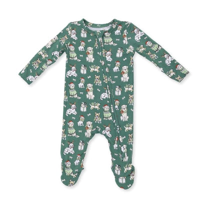 Angel Dear Children's Clothing Angel Dear Holiday 2 Way Zipper Footies - Multiple Prints Angel Dear Holiday 2 Way Zipper Footies - Multiple Prints