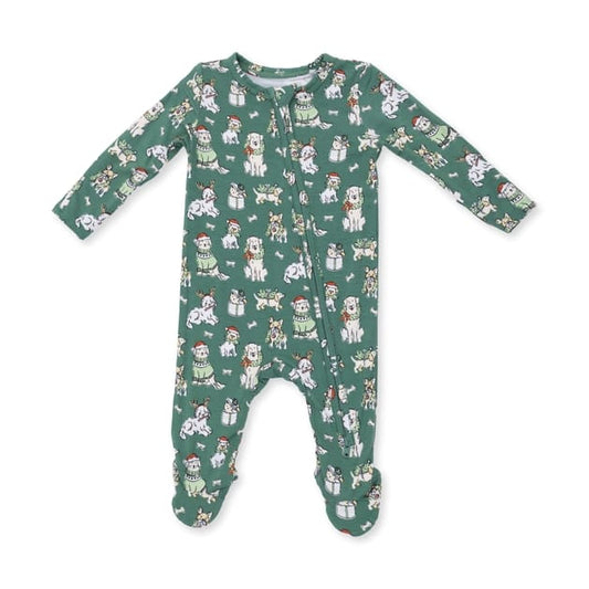 Angel Dear Children's Clothing Angel Dear Holiday 2 Way Zipper Footies - Multiple Prints Angel Dear Holiday 2 Way Zipper Footies - Multiple Prints