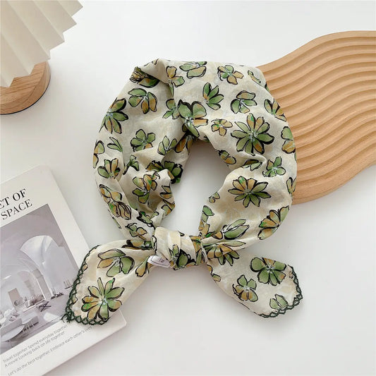 Square Print Scarf - Multiple Colors