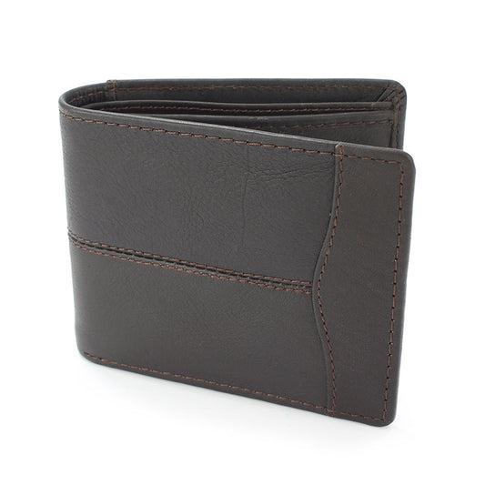 Sophos Stitched Detail Leather Wallet - Multiple Colors