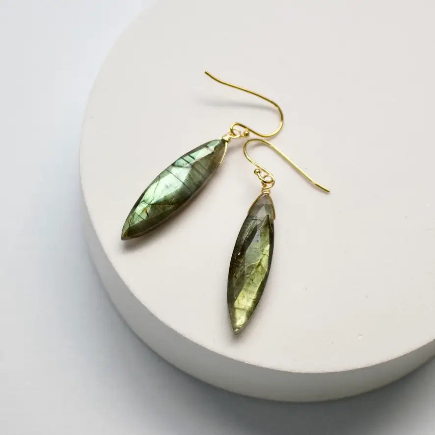 A.V. Max Leila Navette Earrings - Multiple Stones