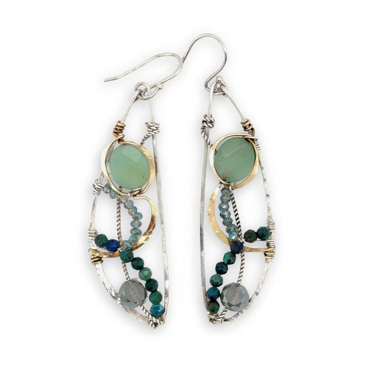 Art By Any Means Earrings Art By Any Means Jade & Turquoise Dragonfly Earrings 73350110 Art By Any Means Jade & Turquoise Dragonfly Earrings