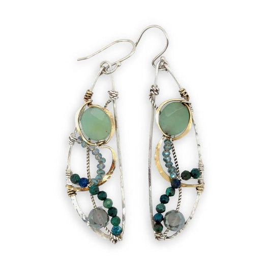 Art By Any Means Earrings Art By Any Means Jade & Turquoise Dragonfly Earrings 73350110 Art By Any Means Jade & Turquoise Dragonfly Earrings