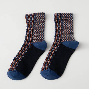 Color Pop Textured Crew Socks - Multiple Colors