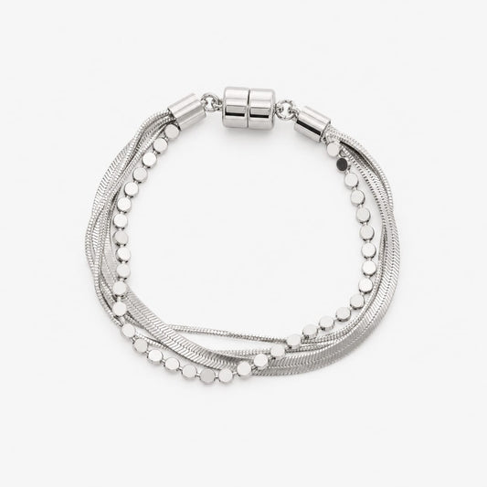 Joy Susan Bracelets Multi Chain Bracelet - Multiple Metals Multi Chain Bracelet - Multiple Metals