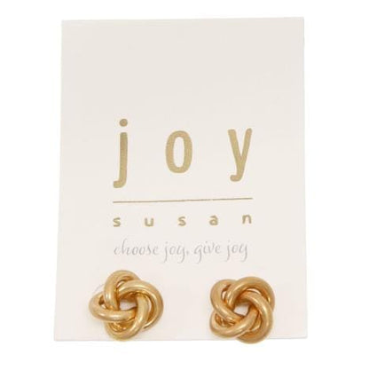 Joy Susan Earrings Knot Post Earrings - Multiple Metals Knot Post Earrings - Multiple Metals
