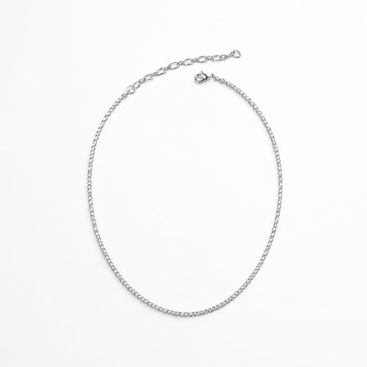 Joy Susan Necklaces Crystal Tennis Necklace - Multiple Metals Crystal Tennis Necklace - Multiple Metals