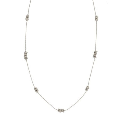 Joy Susan Necklaces Spaced Chiseled Bead Adjustable Necklace - Multiple Colors 50747870 Spaced Chiseled Bead Adjustable Necklace - Multiple Colors