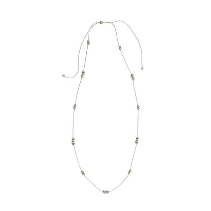Joy Susan Necklaces Spaced Chiseled Bead Adjustable Necklace - Multiple Colors Spaced Chiseled Bead Adjustable Necklace - Multiple Colors