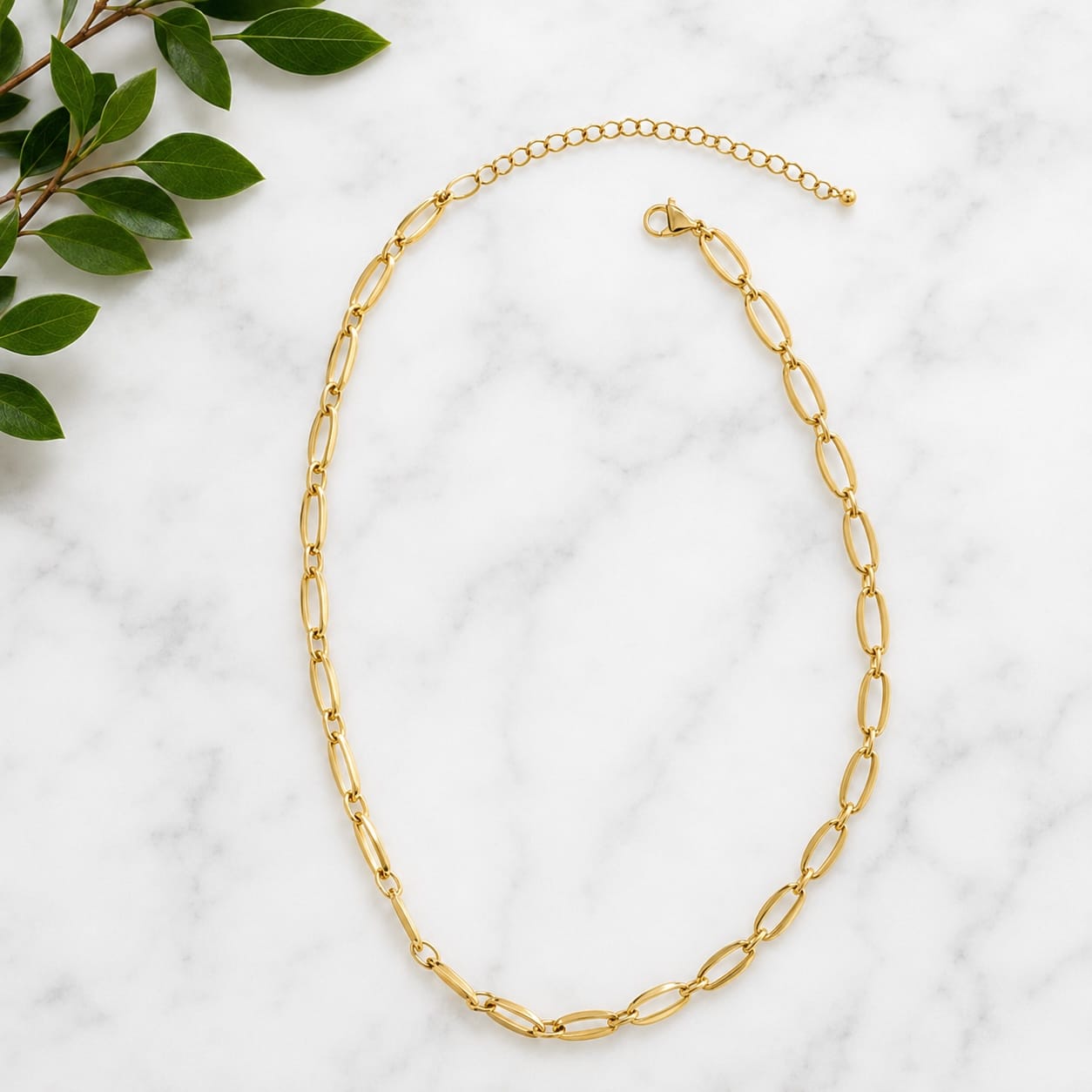 Joy Susan Necklaces Gate Link Chain Necklace - Multiple Metals Gate Link Chain Necklace - Multiple Metals
