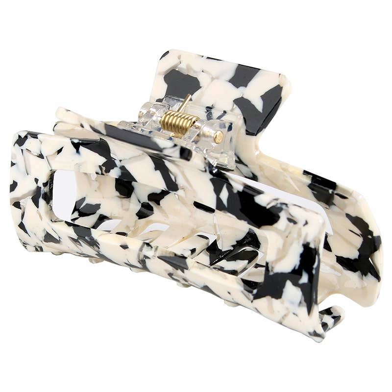 ACCITY Hair Clip Tortoise Shell Flat Hair Claw - Multiple Colors Tortoise Shell Flat Hair Claw - Multiple Colors
