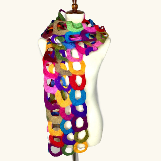 Pomegranate Moon Ring Multi Scarf