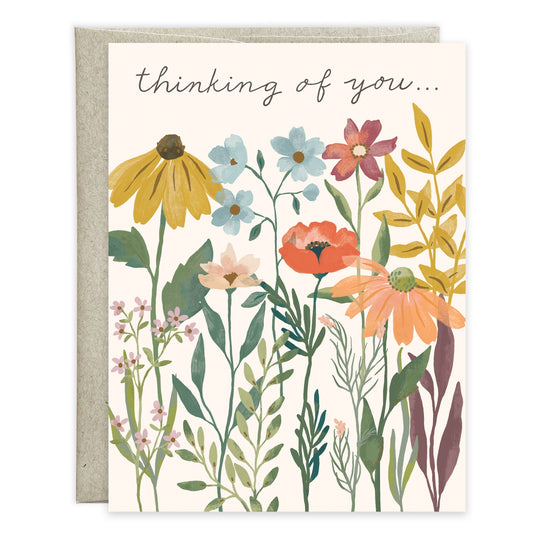 Gina B Designs Wildflower Stems Greeting Card