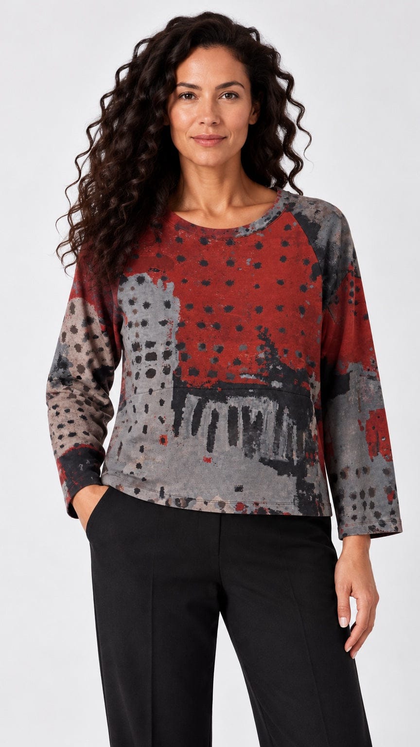 3 Potato Tops 3 Potato Fleece Lined Top with Pockets 3 Potato Fleece Lined Top with Pockets