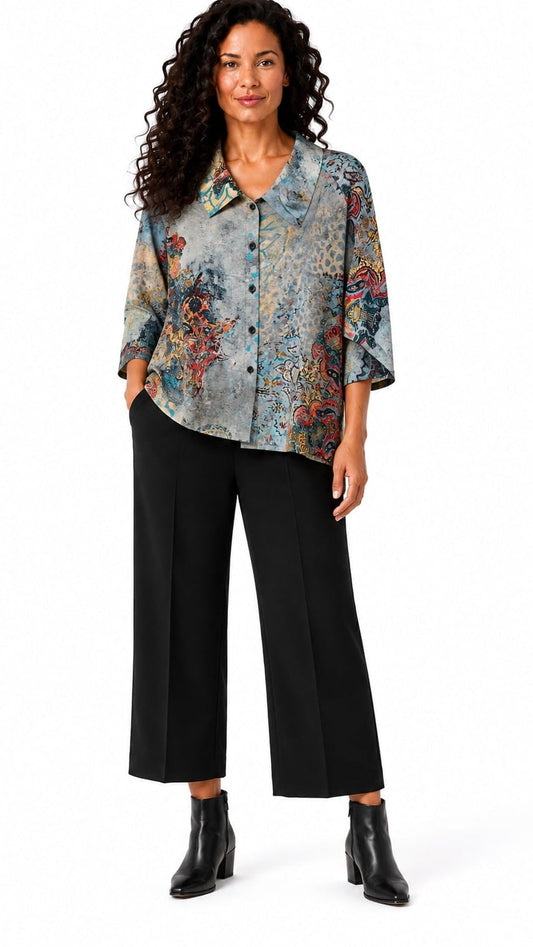 3 Potato Blouses 3 Potato Long Sleeve Button Down Shirt 69783262 3 Potato Long Sleeve Button Down Shirt