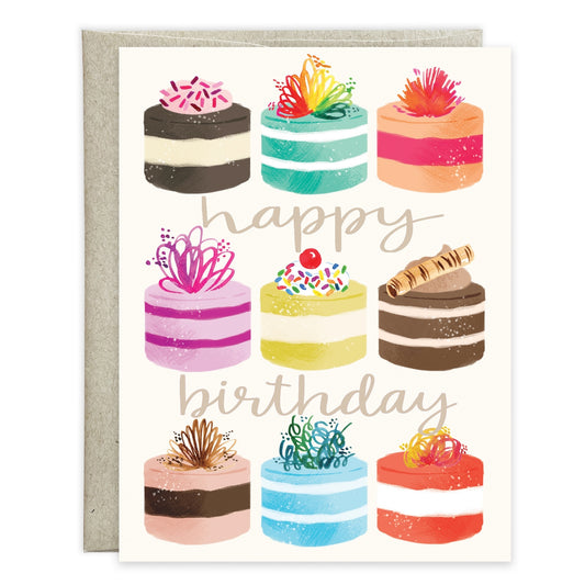 Gina B Designs Little Cakes Birthday Card