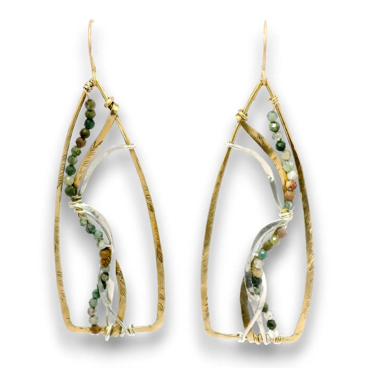 Art By Any Means Earrings Art By Any Means Agate Vein Drop Earrings Art By Any Means Agate Vein Drop Earrings
