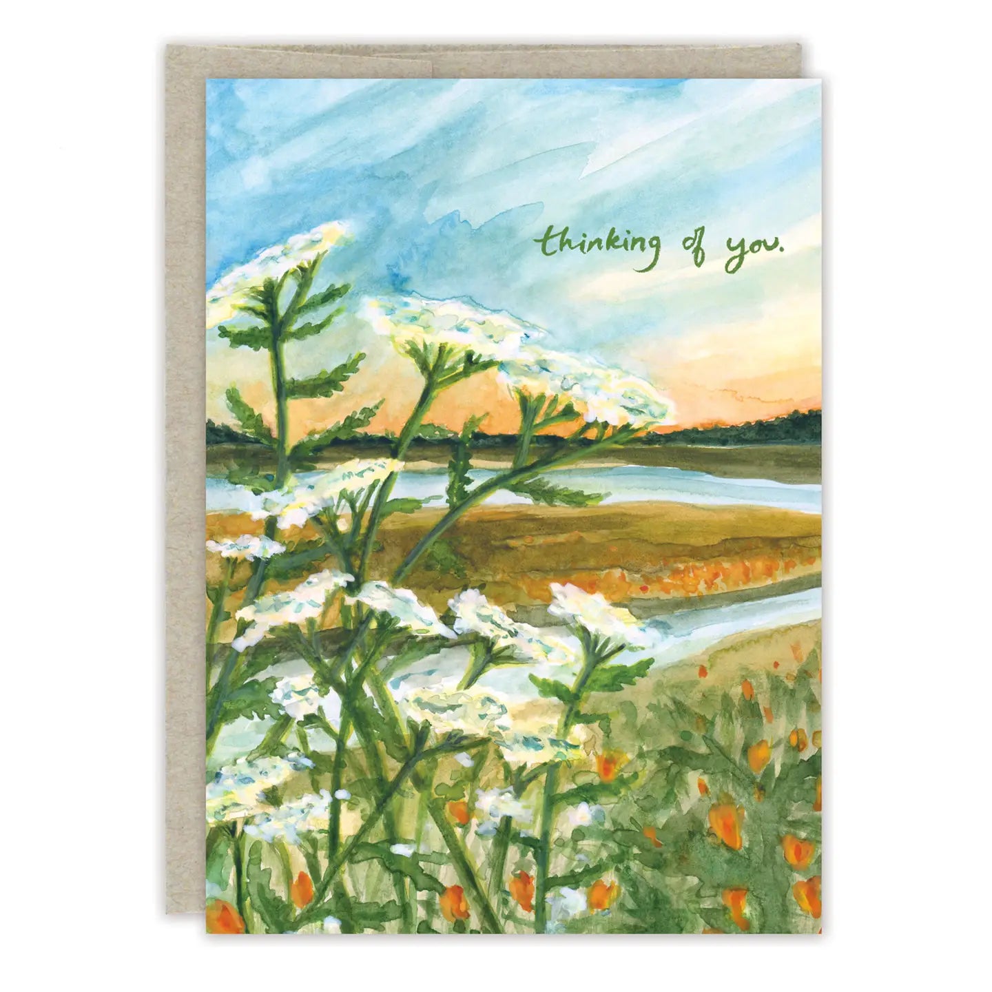 Biely & Shoaf Cards Yarrow Thinking of You Blank Greeting Card 54000862 Yarrow Thinking of You Blank Greeting Card