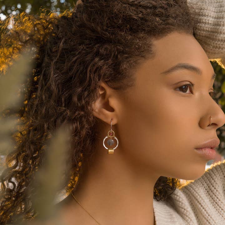 Laura J Designs Earrings Laura J Designs Kyanite Dusk Earrings 88887262 Laura J Designs Kyanite Dusk Earrings