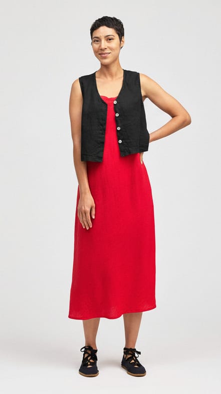 Cut Loose Vests Cut Loose Linen Cropped Vest - Multiple Colors 92302302 Cut Loose Linen Cropped Vest - Multiple Colors
