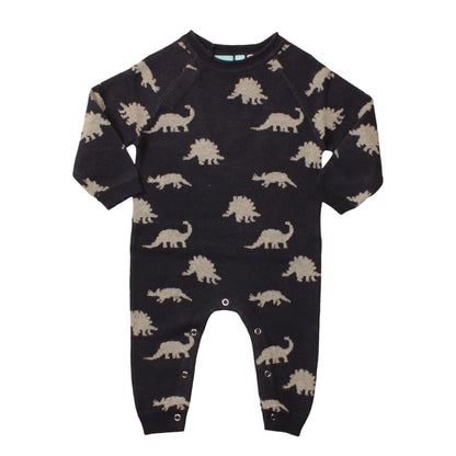 Bear Camp Dino Sweater Romper