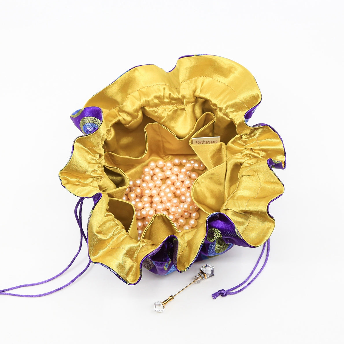 Brocade Jewelry Pouch - Multiple Patterns