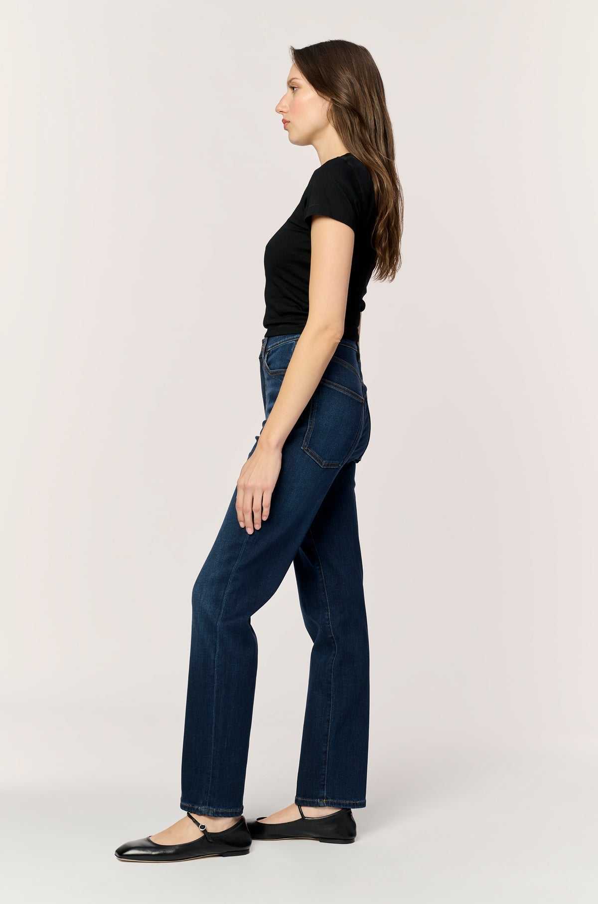 Warp & Weft Ase Stretch Straight Denim Pant - Multiple Colors