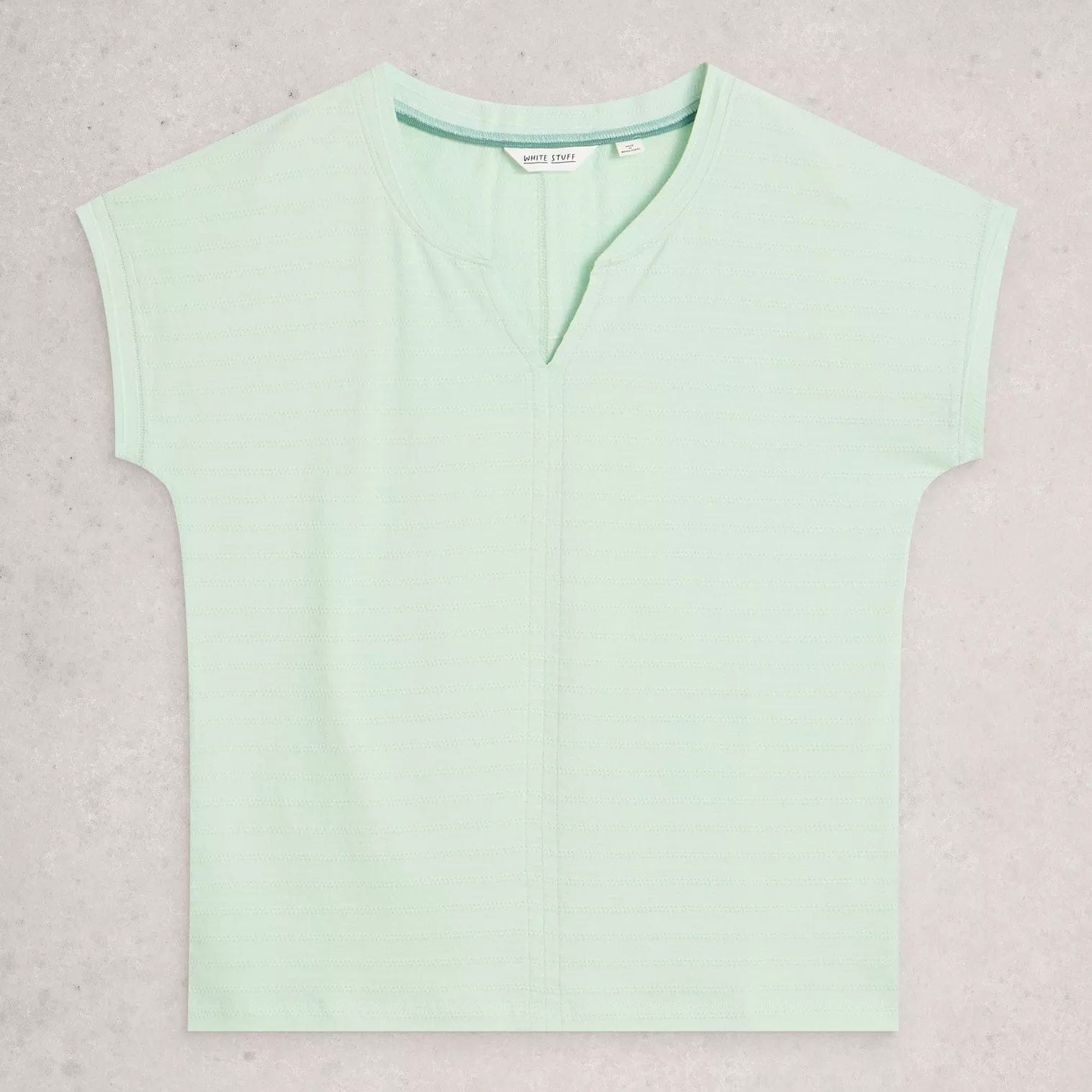 White Stuff Tees Nelly Notched Textured T-Shirt Nelly Notched Textured T-Shirt