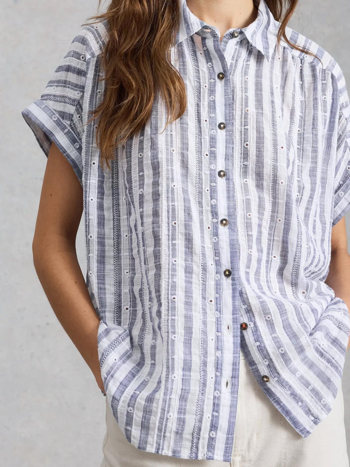 White Stuff Tops Oria Button Shirt 64124638 Oria Button Shirt
