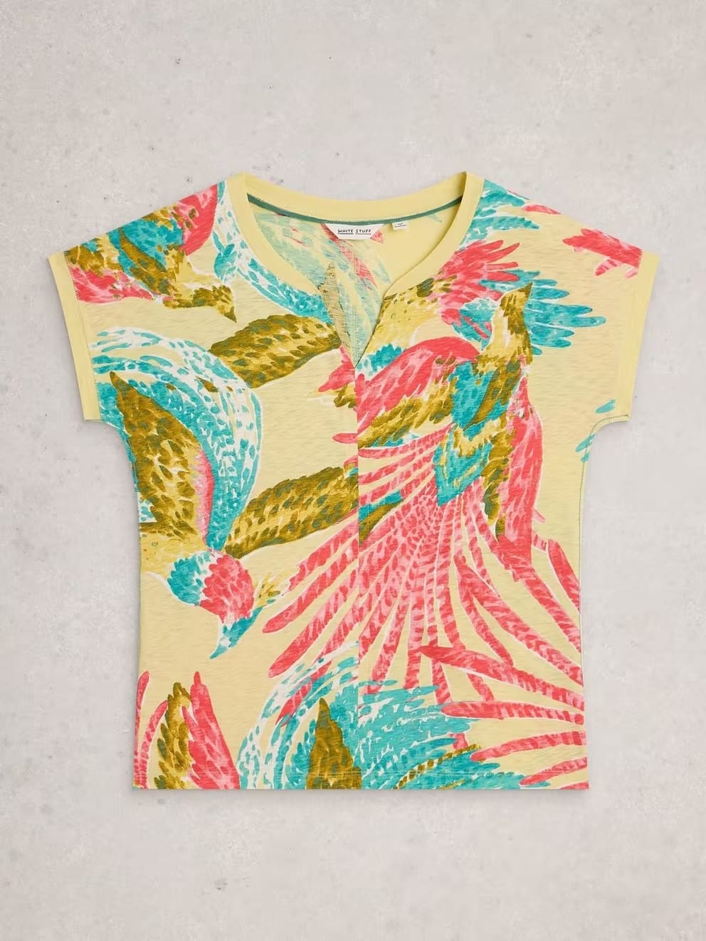 White Stuff Tees Nelly Notched V-Neck Tee Nelly Notched V-Neck Tee