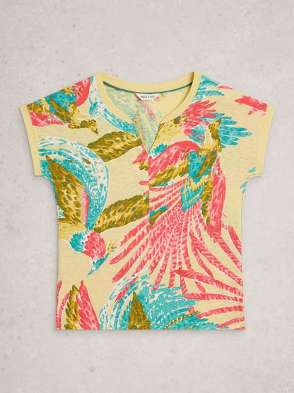 White Stuff Tees Nelly Notched V-Neck Tee Nelly Notched V-Neck Tee
