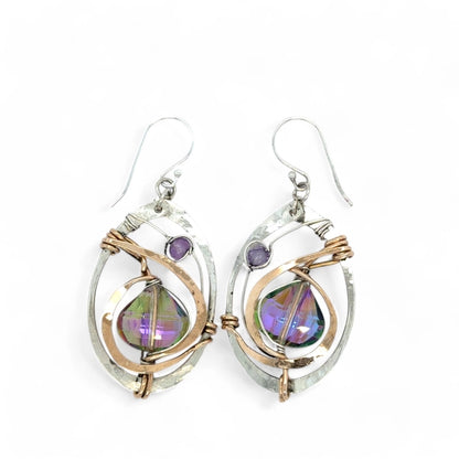 Art By Any Means Lilac Sparkle Earrings